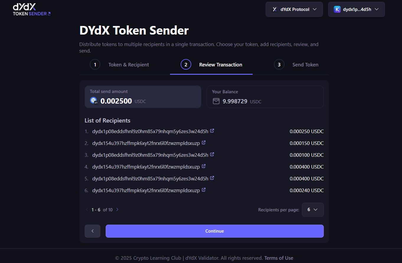 Transaction confirmation screen